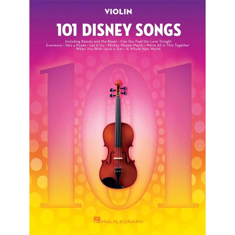partition violon 101 disney songs