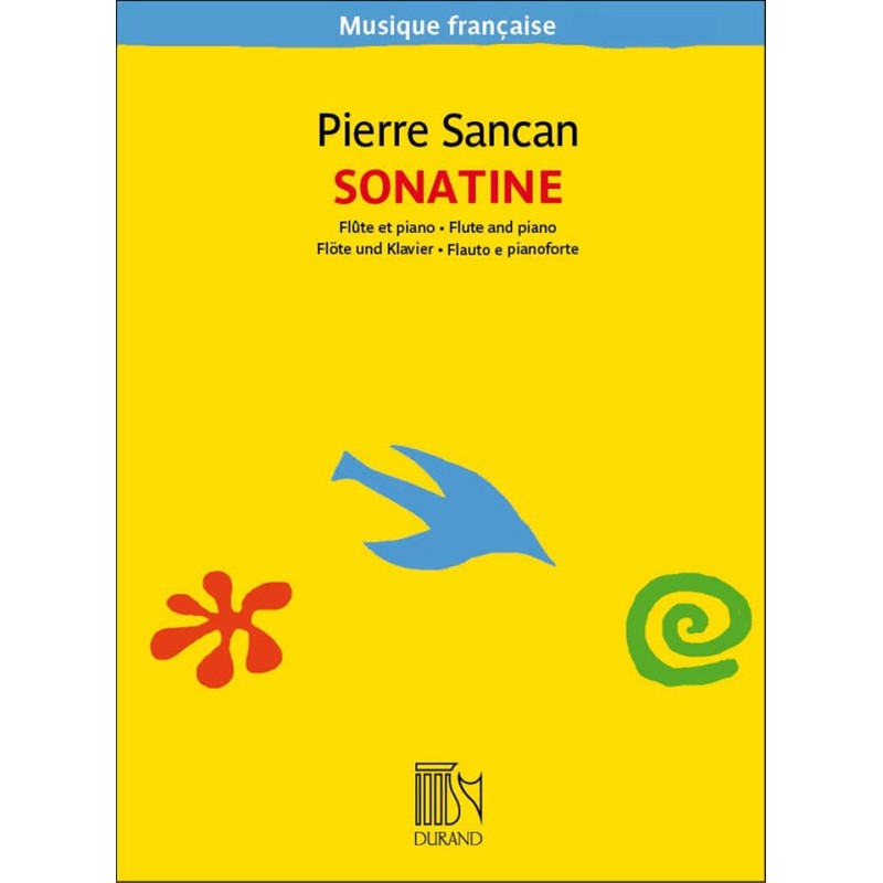 partition pierre sancan sonatine flute