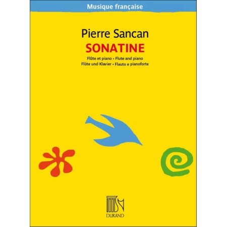 partition pierre sancan sonatine flute