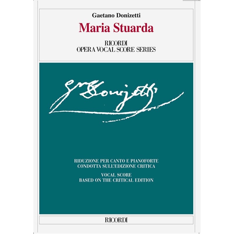 partition maria stuarda ricordi