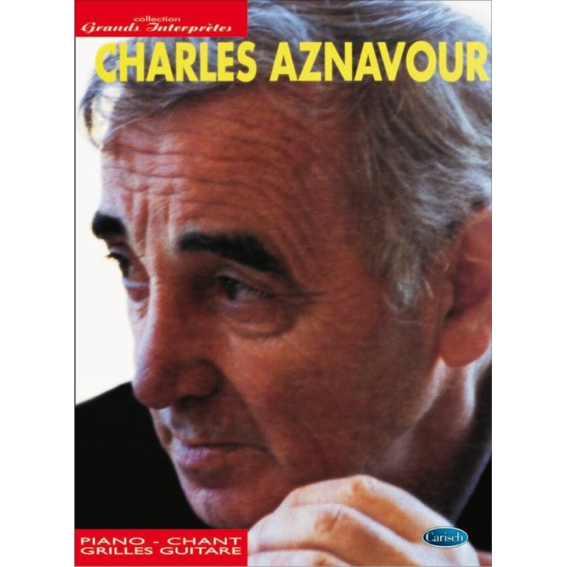partition aznavour chant piano guitare