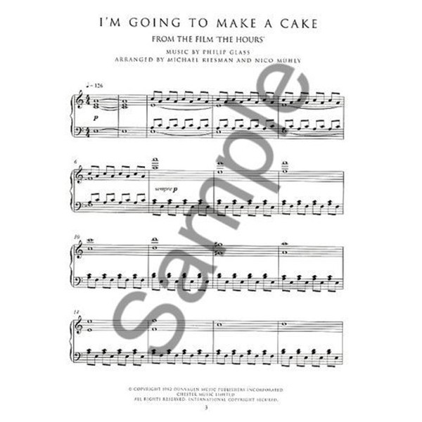 partition philip glass the piano collection