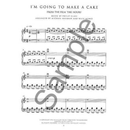 partition philip glass the piano collection