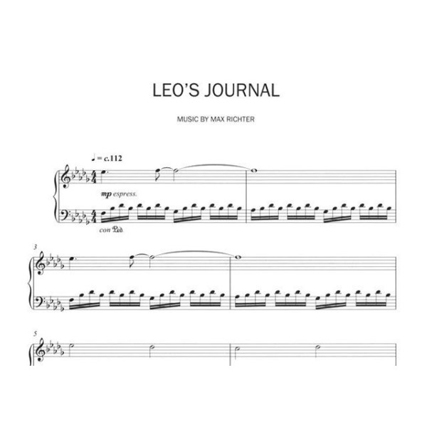 partition piano max richter