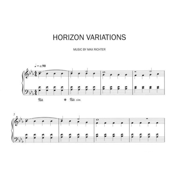 partition piano max richter