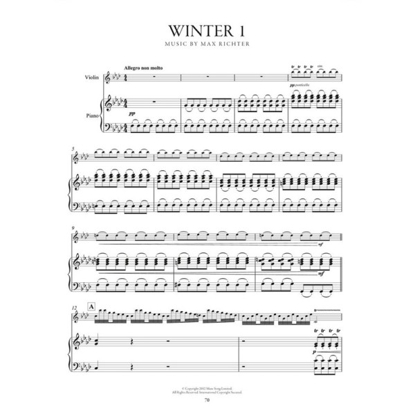 partition violon vivaldi max richter