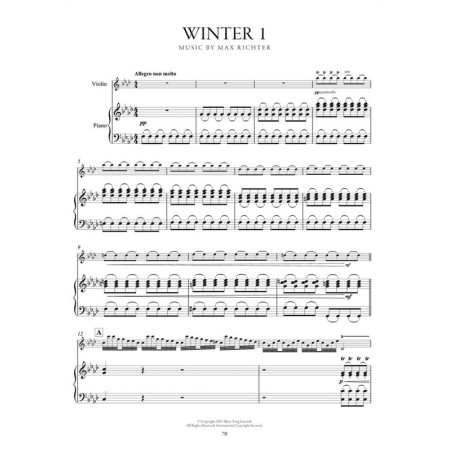 partition violon vivaldi max richter