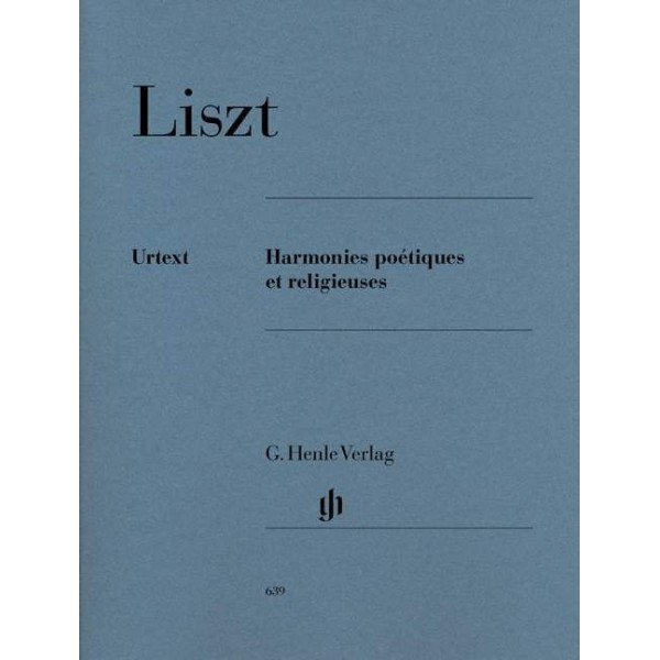 partition harmonies poetiques et religieuses