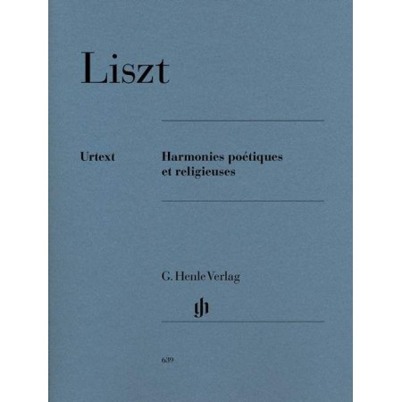 partition harmonies poetiques et religieuses