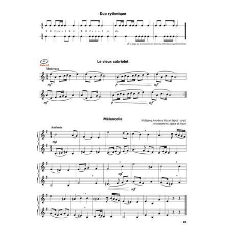 partition ecouter lire jouer trompette