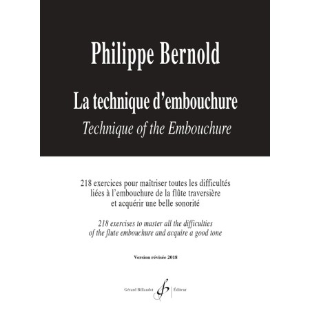 partition la technique d'embouchure