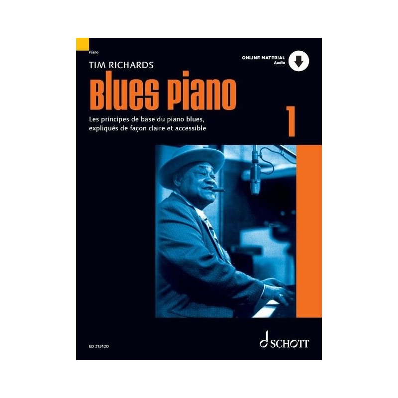 partition tim richards blues piano en francais