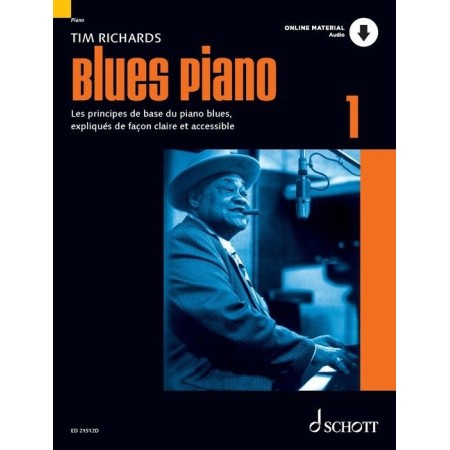 partition tim richards blues piano en francais