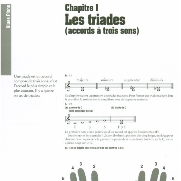 partition tim richards blues piano en francais