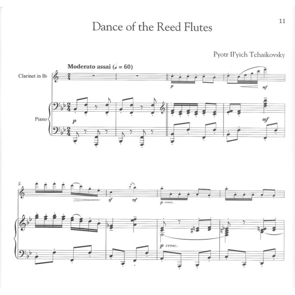 partition casse noisette clarinette