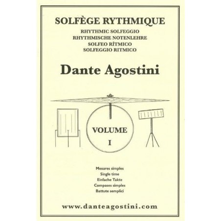 Dante agostini solfège rythmique volume 1 avignon