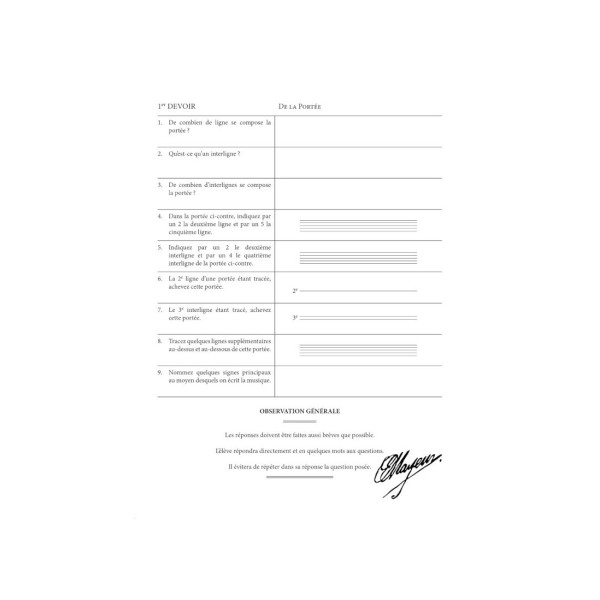 edmond mayeur devoirs de musique