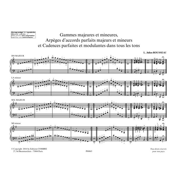 partition gammes piano avignon