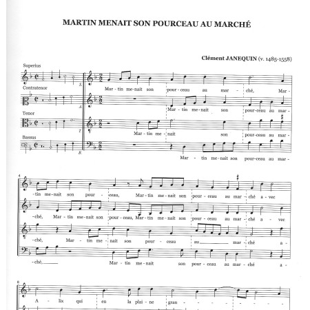 clement janequin15 chansons partition