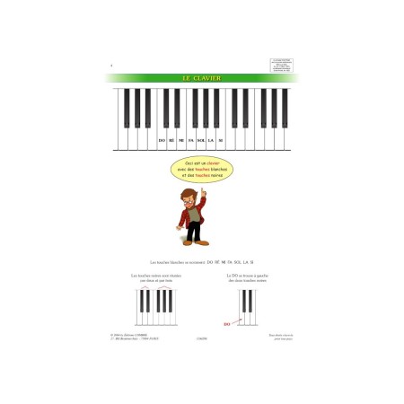 partition a la decouverte du piano