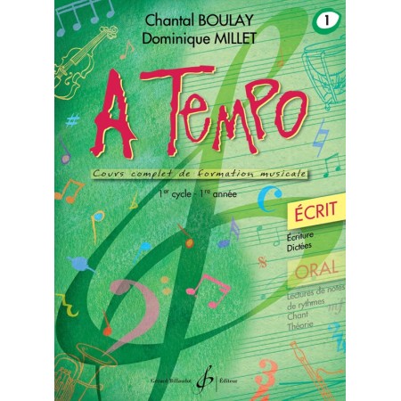 partition a tempo volume 1 ecrit