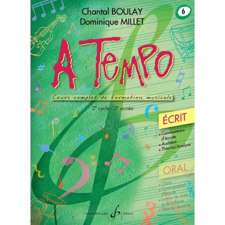 partition a tempo volume 6 ecrit