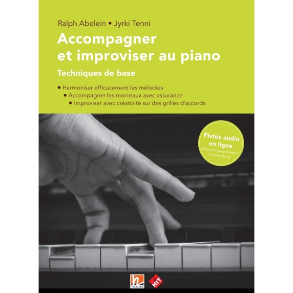 partition accompagner et improviser au piano