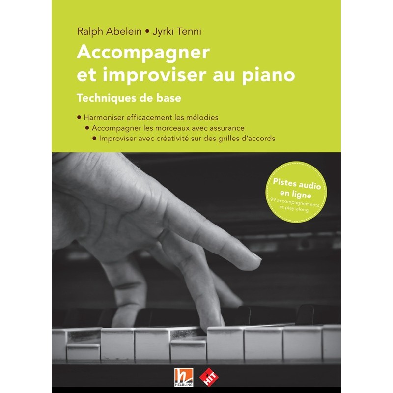 partition accompagner et improviser au piano