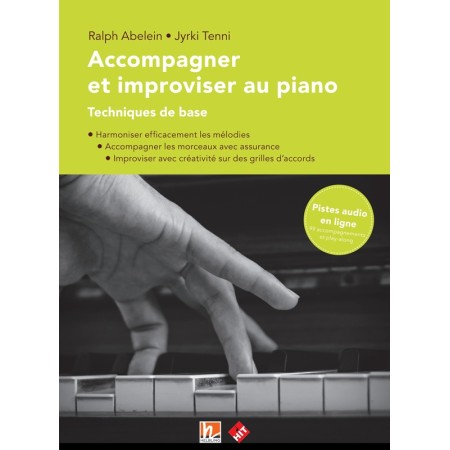 partition accompagner et improviser au piano