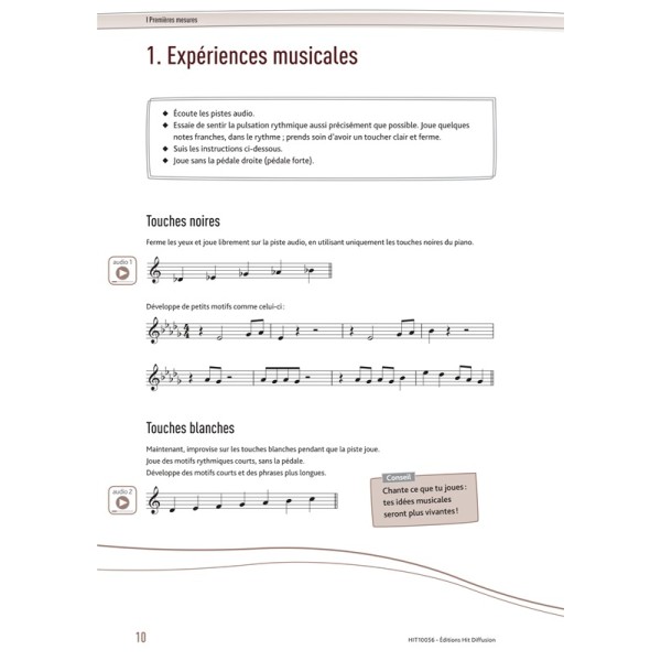partition accompagner et improviser au piano