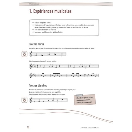 partition accompagner et improviser au piano