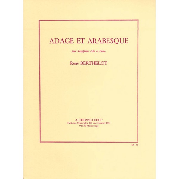 partition berthelot adage et arabesque