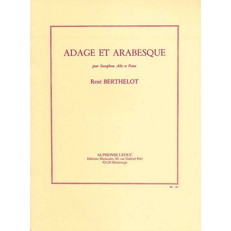 partition berthelot adage et arabesque