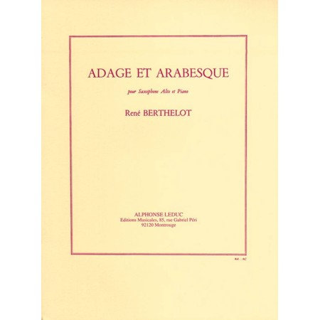 partition berthelot adage et arabesque