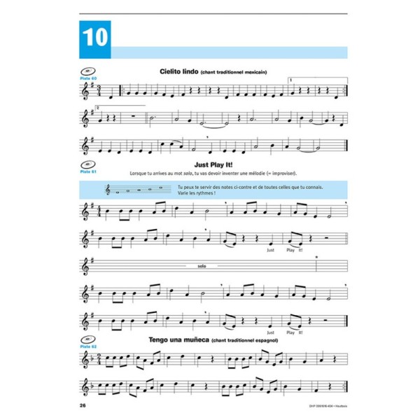 methode hautbois ecouter lire et jouer