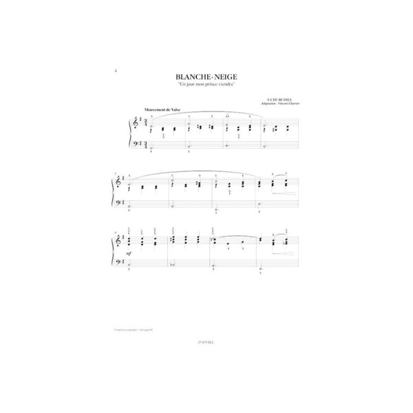 partition le piano fait son cinema