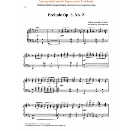 partition rachmaninoff piano intermediaire
