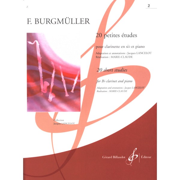 partition 20 petites etudes de burgmuller