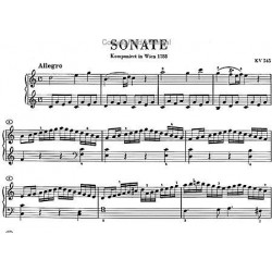 mozart sonate facile partition