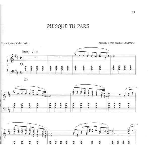 partition goldman pour piano