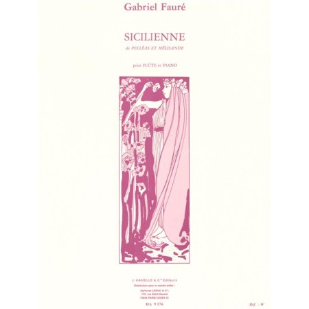 partition sicilienne de faure pour flute