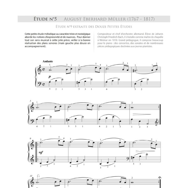 partition piano le temps des etudes