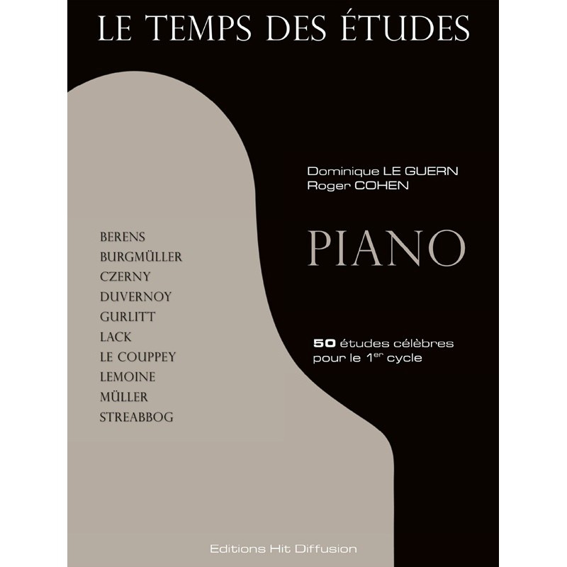partition piano le temps des etudes