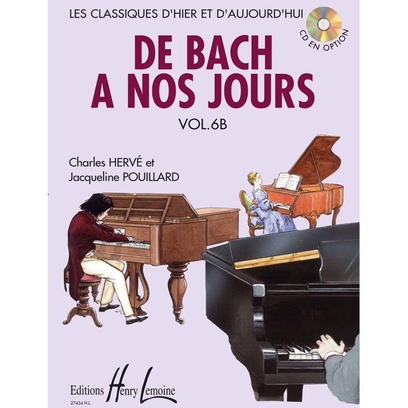 partition de bach a nos jours volume 6b