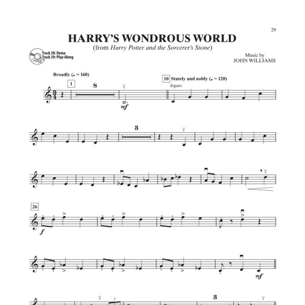 partition musiques de films pour alto