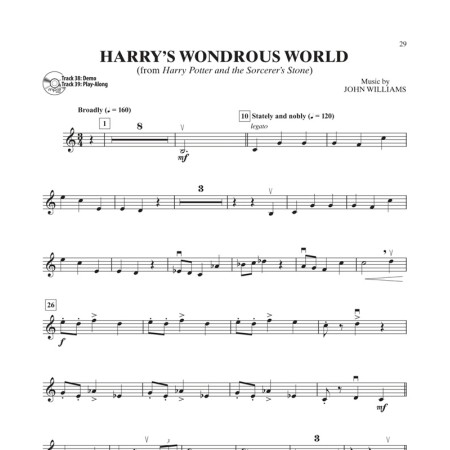 partition musiques de films pour alto