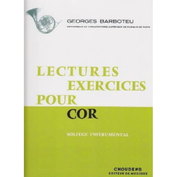 partition barboteu lectures exercices