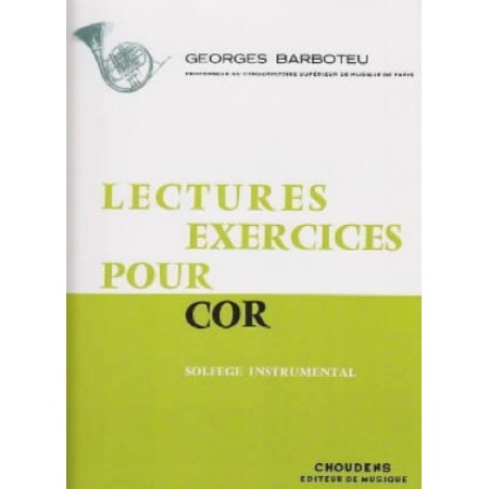 partition barboteu lectures exercices