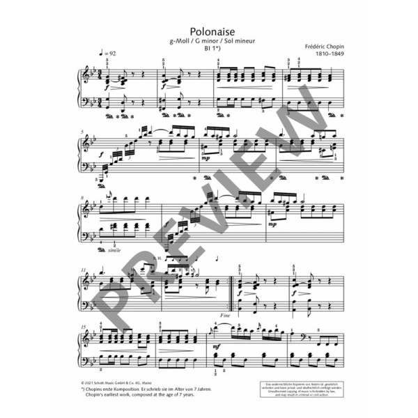 partition piano chopin best of