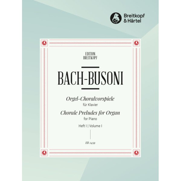 partition bach bussoni preludes chorals